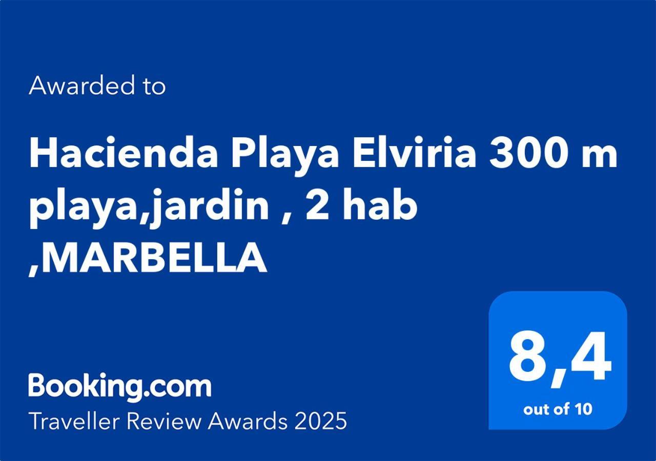 Apartament Hacienda Playa Elviria 300 M Playa,Jardin , 2 Hab ,Marbella Zewnętrze zdjęcie