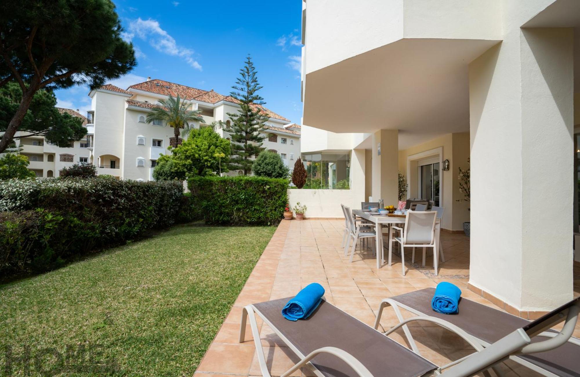 Apartament Hacienda Playa Elviria 300 M Playa,Jardin , 2 Hab ,Marbella Zewnętrze zdjęcie