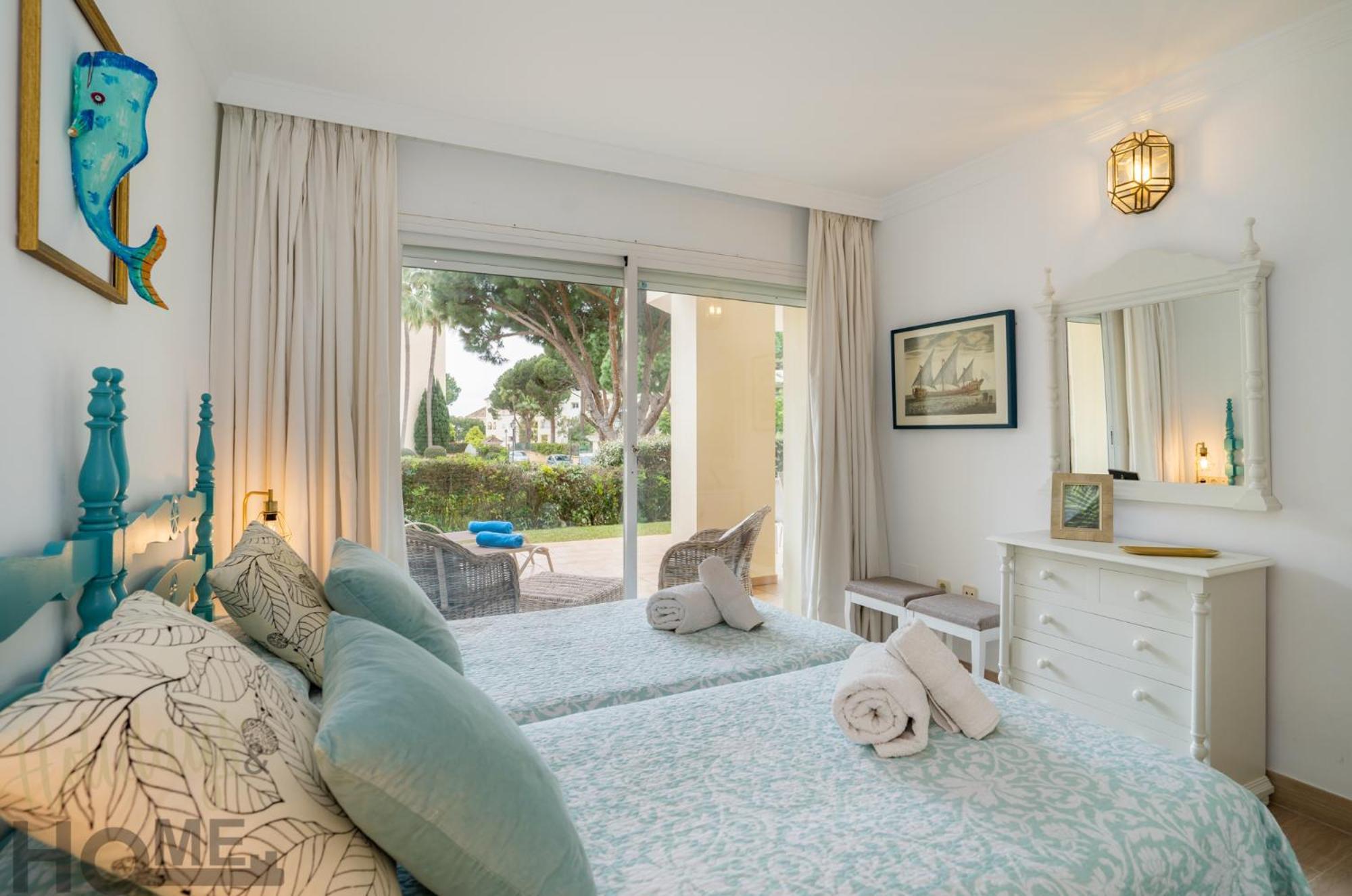 Apartament Hacienda Playa Elviria 300 M Playa,Jardin , 2 Hab ,Marbella Zewnętrze zdjęcie