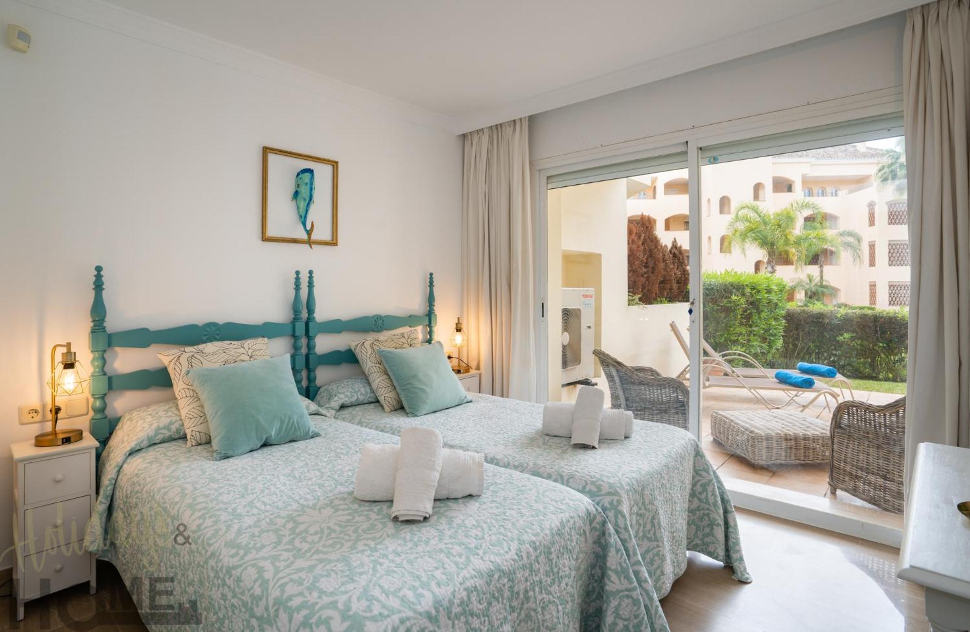 Apartament Hacienda Playa Elviria 300 M Playa,Jardin , 2 Hab ,Marbella Zewnętrze zdjęcie