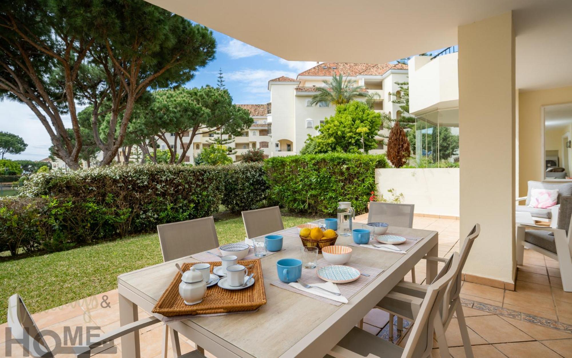 Apartament Hacienda Playa Elviria 300 M Playa,Jardin , 2 Hab ,Marbella Zewnętrze zdjęcie